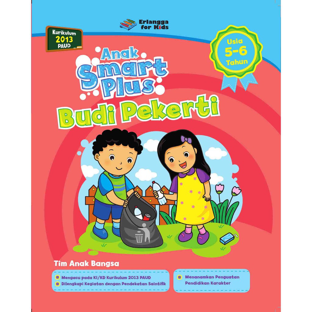 Buku Erlangga TK 2014001901 SERI ANAK SMART PLUS: BUDI PEKERTI USIA 5-6TH/REVISI