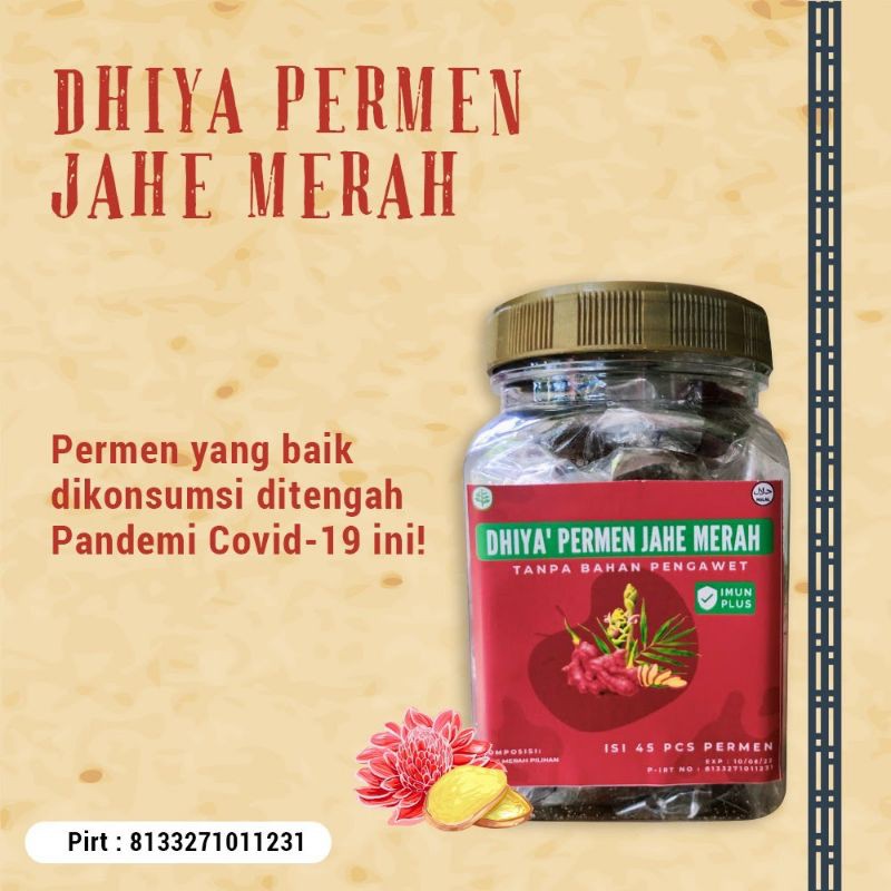 

PERMEN JAHE MERAH-DHIYA