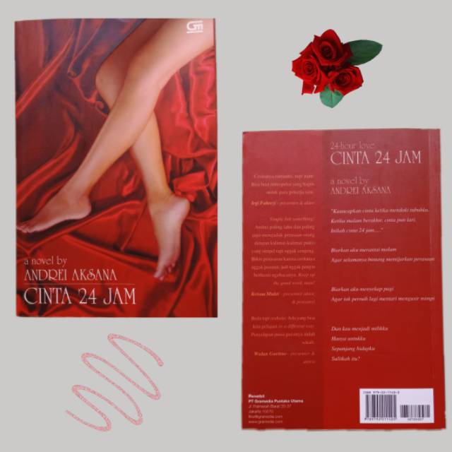 Novel CINTA 24 JAM - Buku Cerita Lokal Novel Indonesia Fiksi Bekas Second Ori Andrei Aksana
