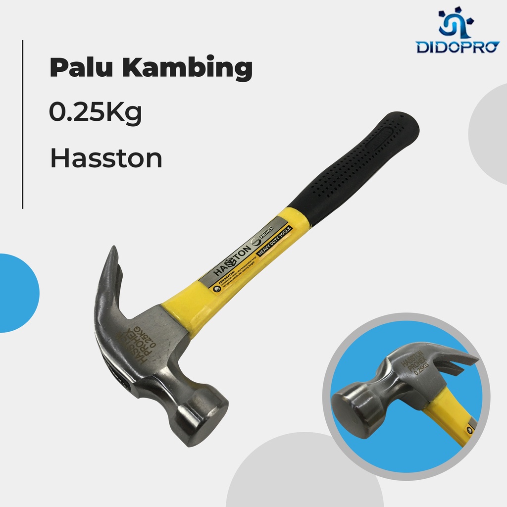 Palu Hammer Kambing Gg. Fiber 0.25kg Hasston Prohex