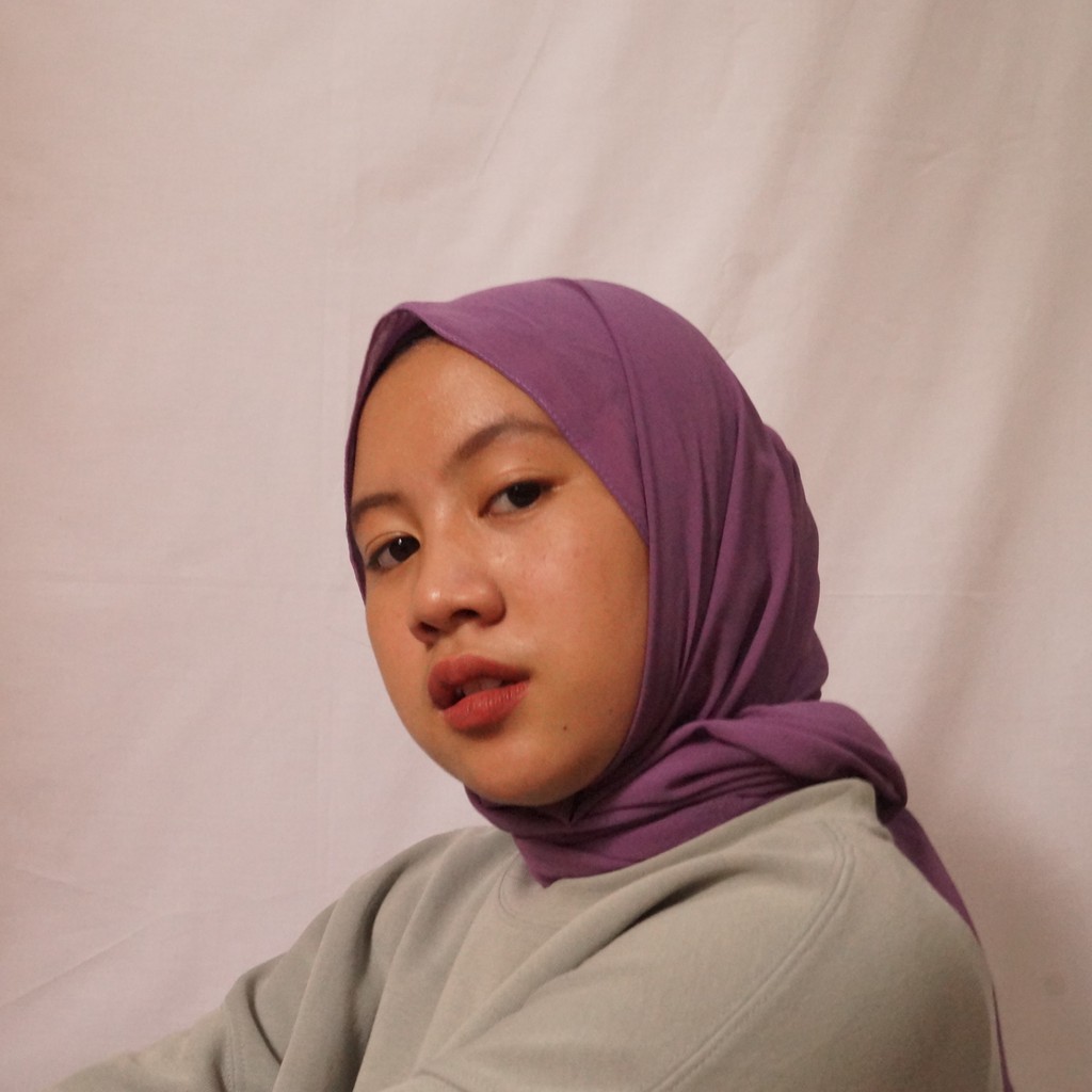 Pashmina Ceruty Babydoll Lavender / Pashmina Lavender / Hijab Lavender / Kerudung Lavender / Hijab U