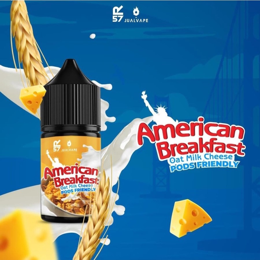 R57 American Breakfast V4 Pods Friendly 30ML 14Mg by R57 Berpita Cukai