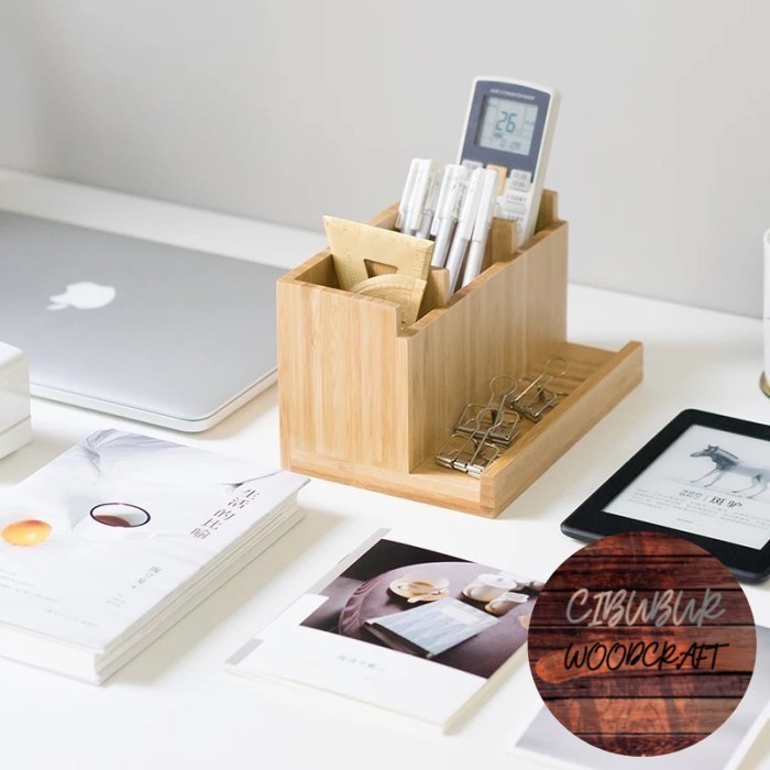 

tempat alat tulis kantor, tempat pensil dengan dudukan HP