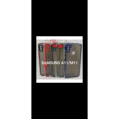 SELIKON CASE-CASING AERO SAMSUNG A11 M11 PELINDUNG BELAKANG CAMIRA