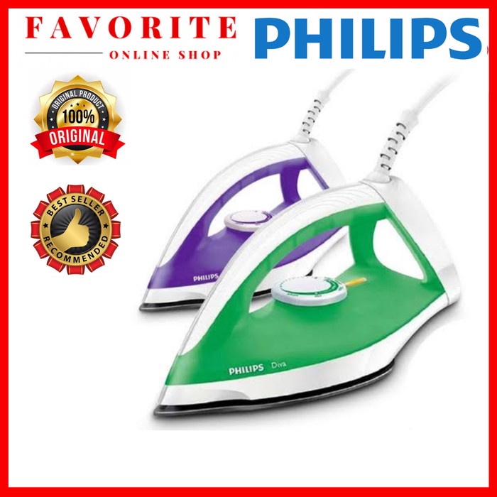 SETRIKA PHILIPS GC 122 ORIGINAL SETRIKA LISTRIK PHILIPS GC-122 GC122