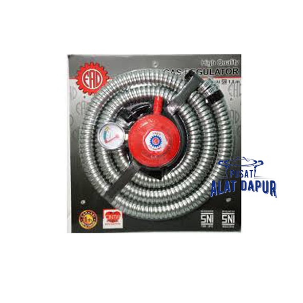Selang Regulator FAD Kompor Gas LPG Regulator SNI Dengan Pengukur Gas Promo Terlaris Bergaransi ORI