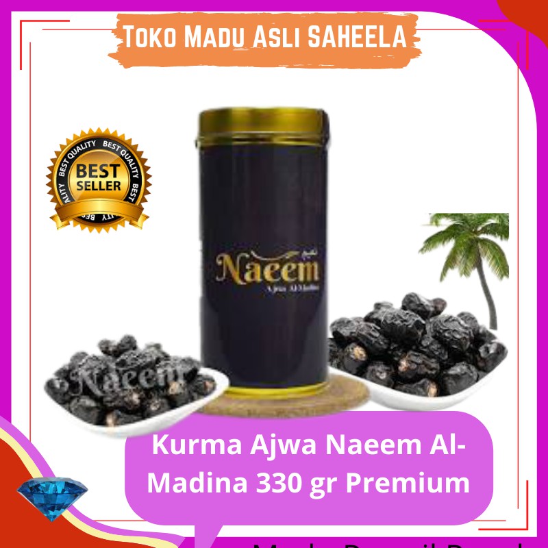 

Kurma Ajwa Al-Madinah Premium 330 gr NAEEM | Kurma Qurma Nabi Madinah Eksklusif Asli Original