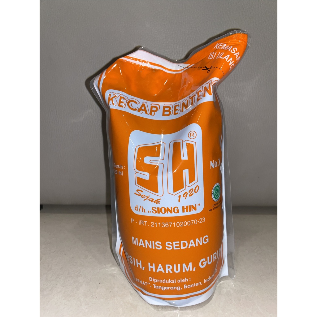 

Kecap Manis Benteng SH Siong Hin 620 mL Refill