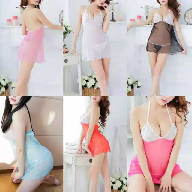 Model Bra Putih Lingerie Baju Tidur Sexy Transparan Shopee Indonesia