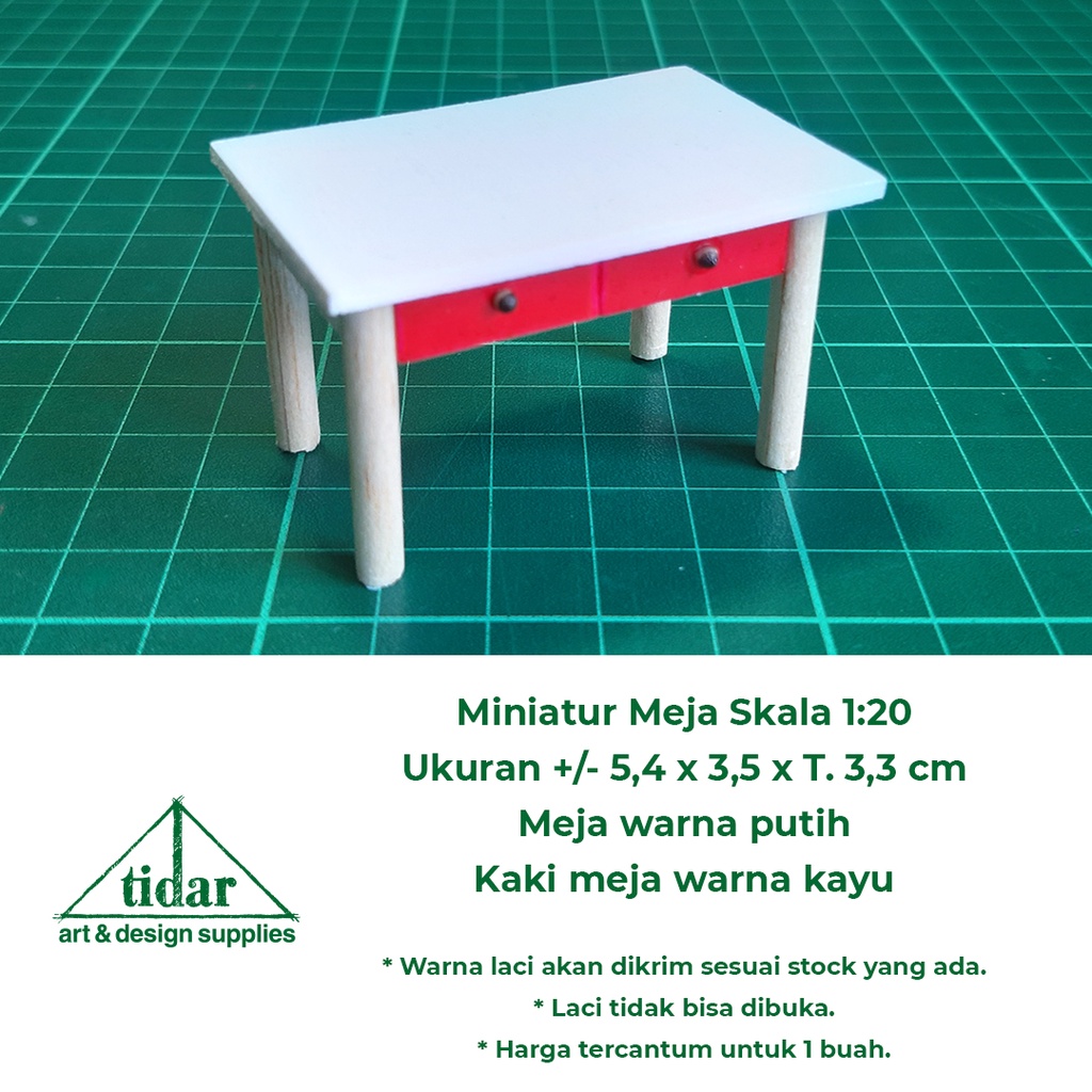 

[MR] Miniatur Maket Meja Ruang Tamu / Meja Minimalis / Meja Sofa skala 1:20
