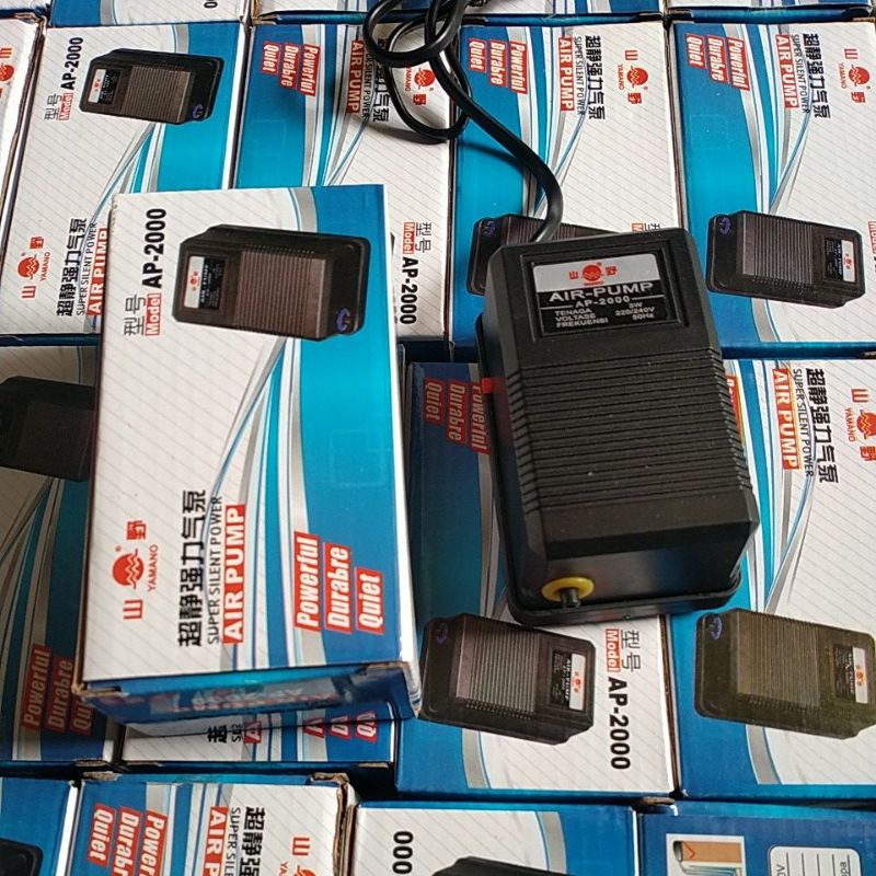 Pompa Aerator //Airpump // Filter Aquarium Merk Yamano Gelembung Udara Oksigen 1 lubang untuk progre