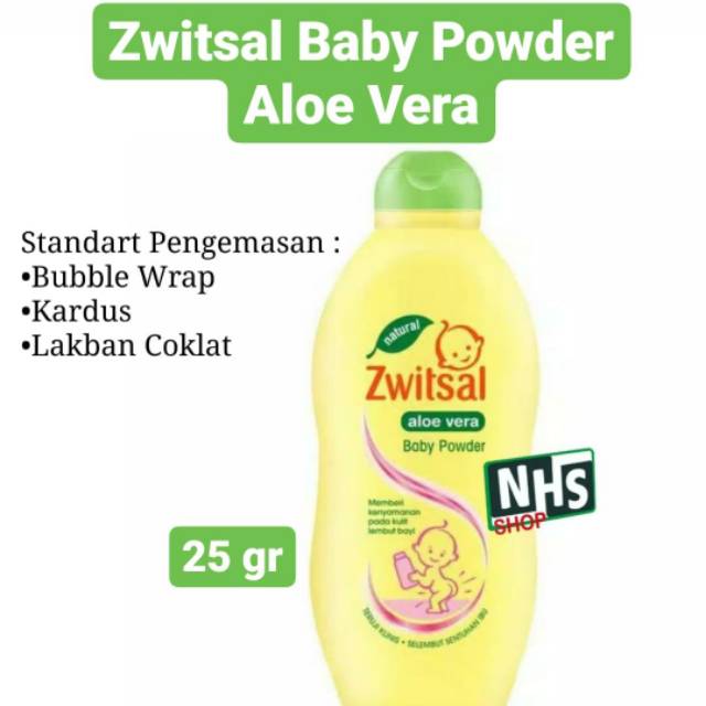 ZWITSAL BEDAK BAYI ALOE VERA 25gr