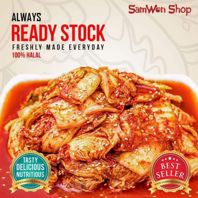 

BEST SELLER KIMCHI SAWI FRESH 250GR SAMWON Makanan Korea