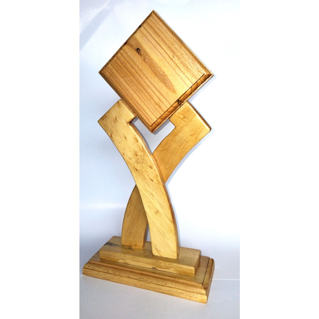 plakat - piala - kayu jati belanda