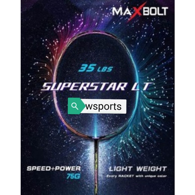 Raket Badminton Maxbolt Superstar LT Original
