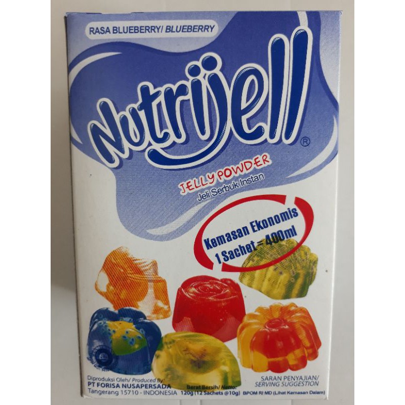 

Nutrijell Rasa Blueberry isi 12 pcs original