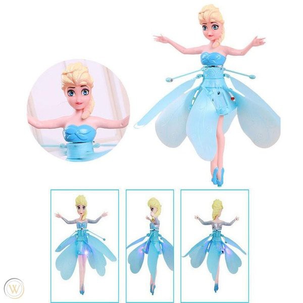 Flying Frozen  Elsa Toys Drone Terbang  Mainan  Anak Sensor 