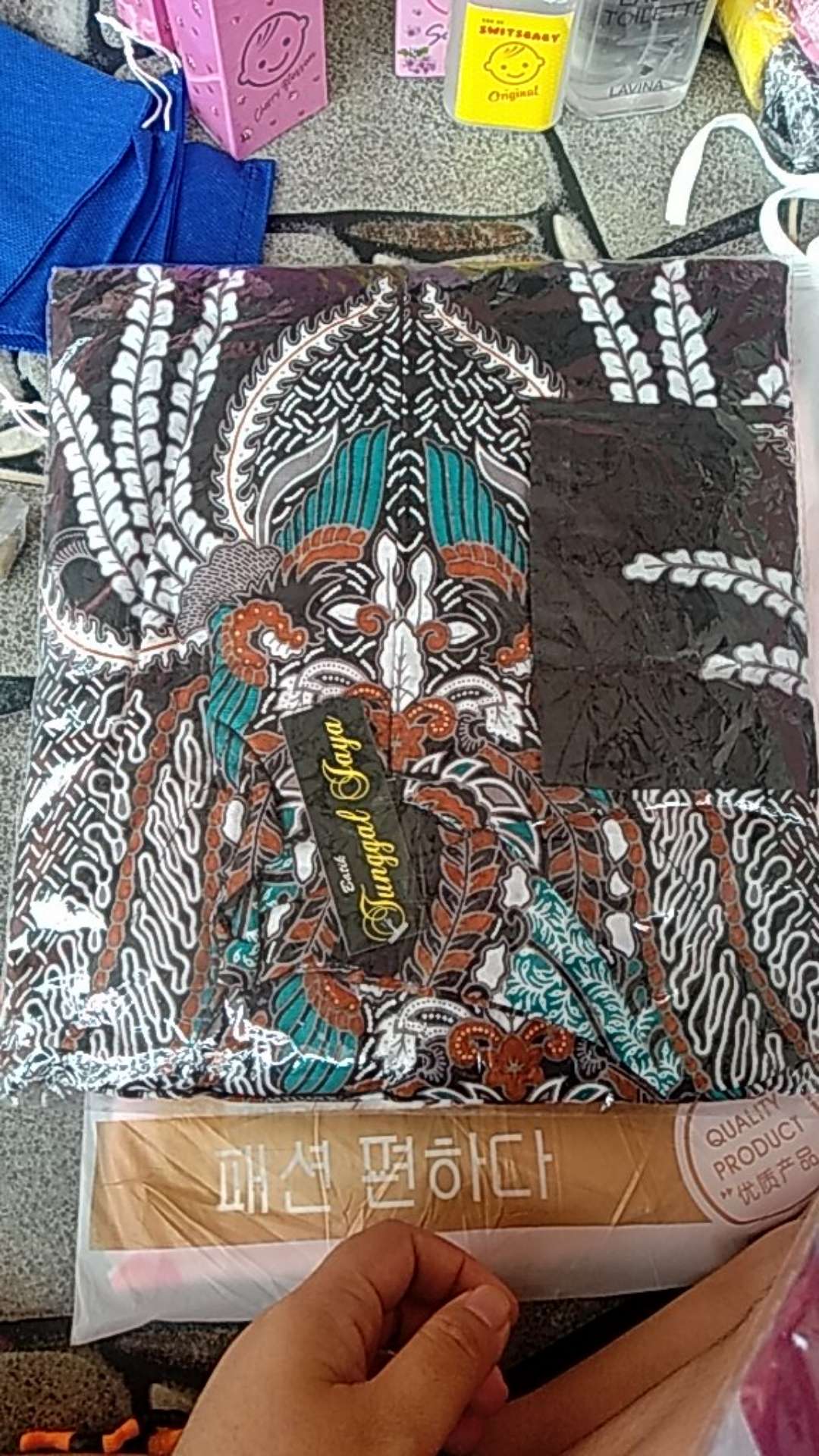 Maura Couple - Sania Ruffle Batik Couple Ori Ndoro Jowi Garansi Termurah Shopee - Kebaya Modern 2564