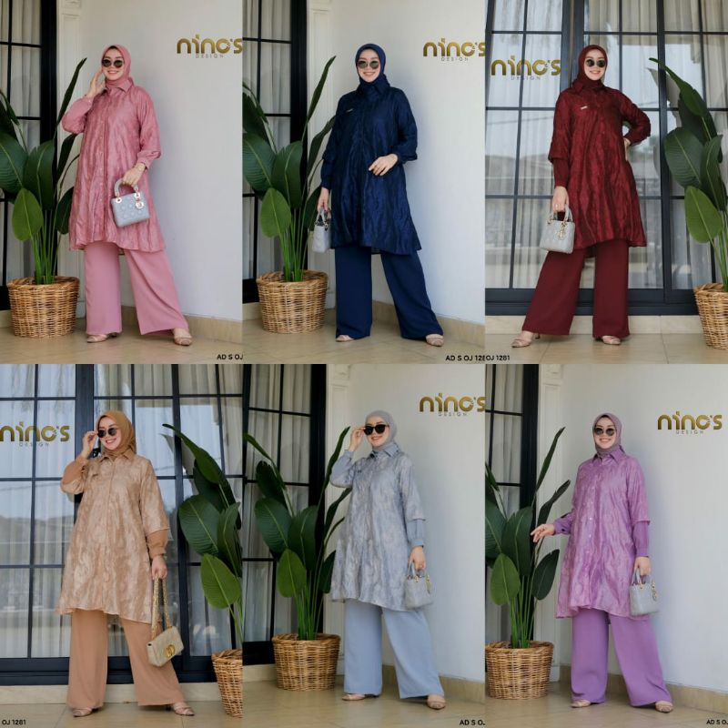 NEW COLLECTION AD S OJ 1281 BY NINOS.DESIGN SETCEL ONESET SET CEL ONE SET ORI Original Kekinian Best