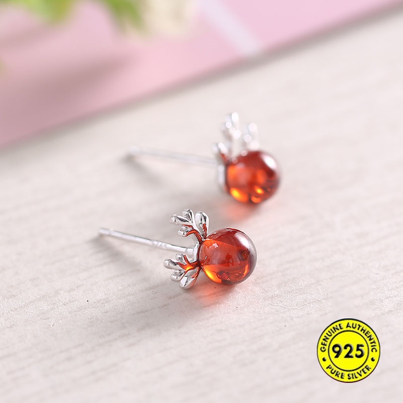 Anting Tusuk Sterling Silver 925 Untuk Wanita