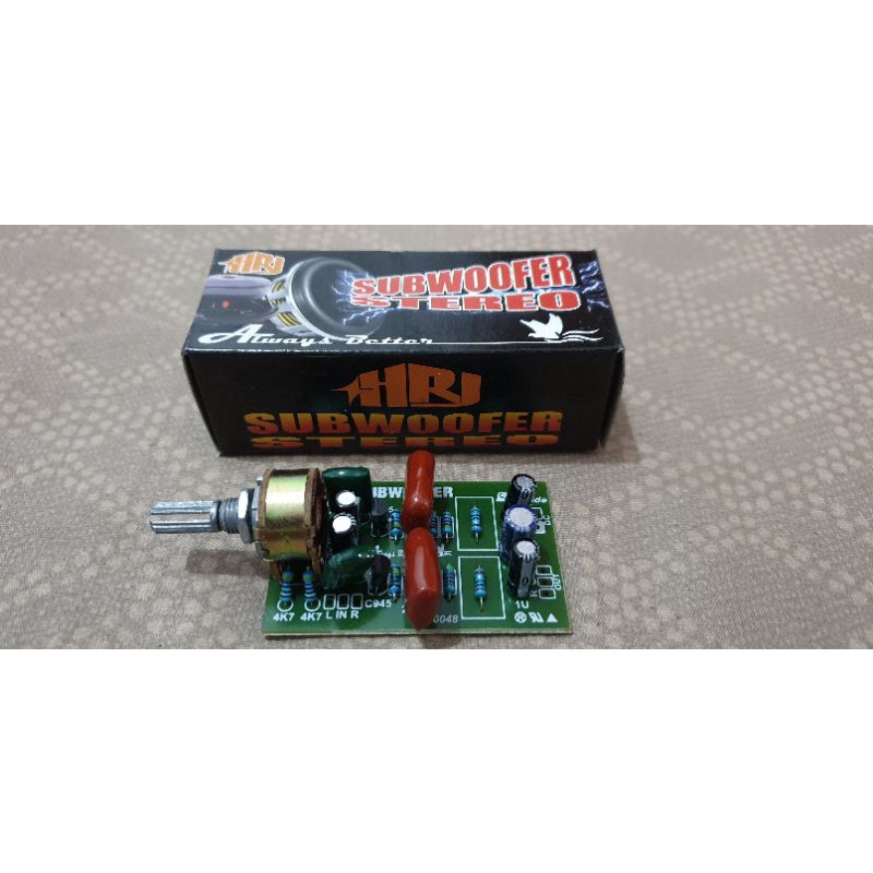 Kit Subwoofer Setereo aktif 12v bommba