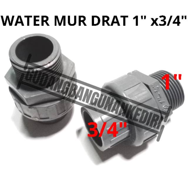 Watermur Drat 1&quot; x 3/4&quot; | watermor Drat | water mur drat | watermur pompa