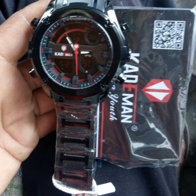 JAM TANGAN KADEMAN QUARTZ ORI. ANALOG DAN DIGITAL.