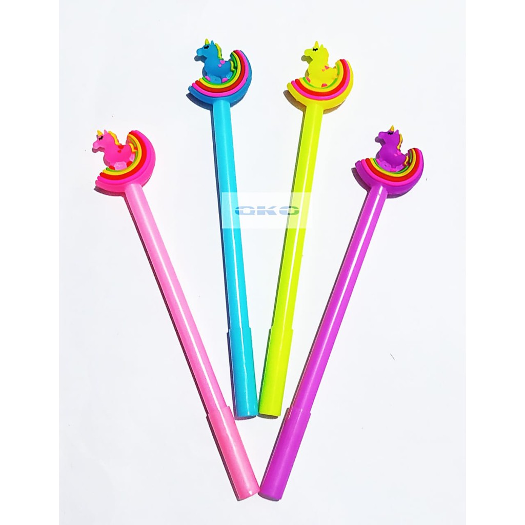 

Pen Gel Bentuk Moon Unicorn Neon 11061 1Pcs