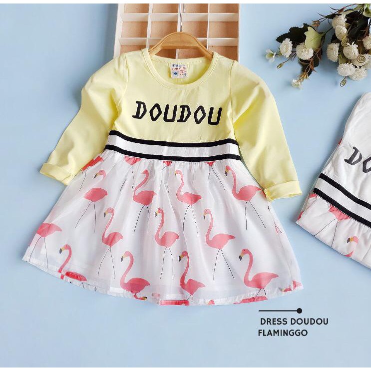 DRESS DOUDOU FLAMINGGO