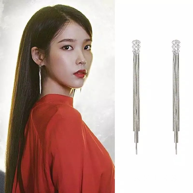 TEE0495 - Anting TUSUK Tindik Wanita Kdrama Korea Hotel Del Luna IU