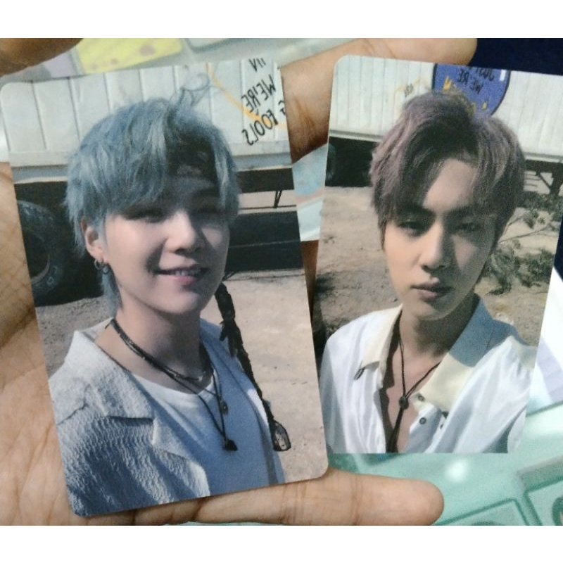 PC photocard lucky draw m2u official seokjin/jin Suga/yoongi