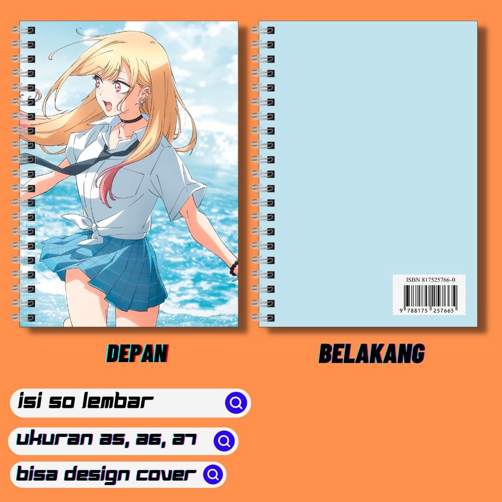 

NOTE BOOK ANIME My Dress-Up Darling / MARIN