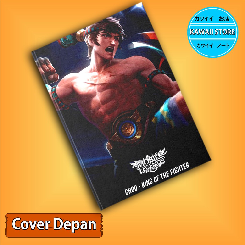 

Notebook / Pocket book Hard Cover Game MLBB CHOU - KING OF THE FIGHTER uk A5 & A6 / Notes Book