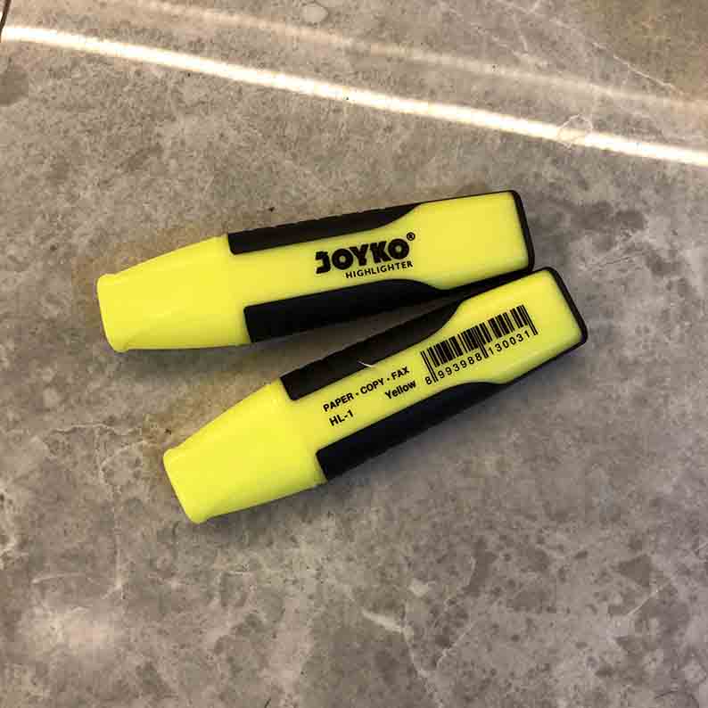

JOYKO HIGHLIGHTER COLORS ORIGINAL PENANDA KUNING -1pcs
