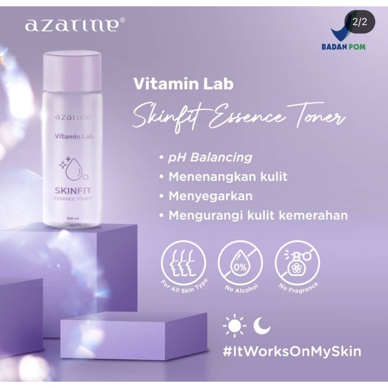 ⭐ BAGUS ⭐ AZARINE VITAMIN LAB Bubble On Me Deep Mask Cleanser / Essence Toner / Hydraoxidant Ampoule