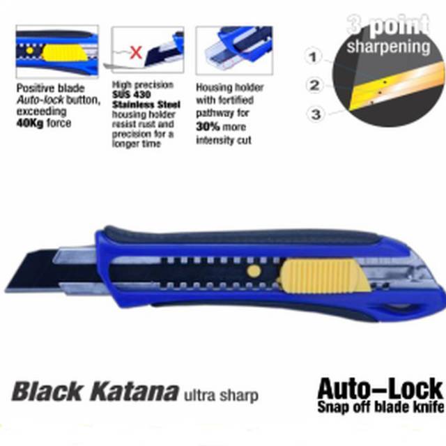 

Pisau cutter Black Katana American tool