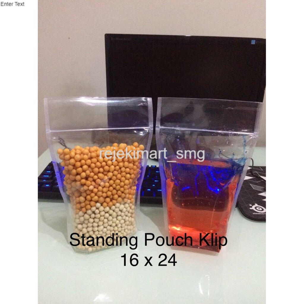 

BANYAK DIBURU!!! Packaging (Uk.16 x 24) - Standing Pouch Bening Seal Lebar - 1 Pack isi 50 lbr