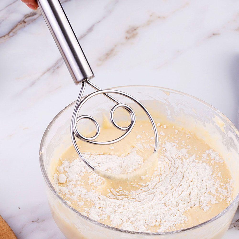 Solighter Danish Dough Whisk Alat Dapur Pengaduk Telur Coil Halus