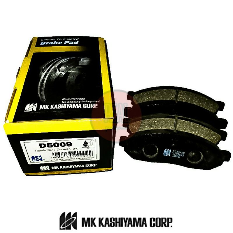 BRAKE PAD / DISC PAD / KAMPAS REM DEPAN HONDA CIVIC EXCELLENT - MK KASHIYAMA - D5009