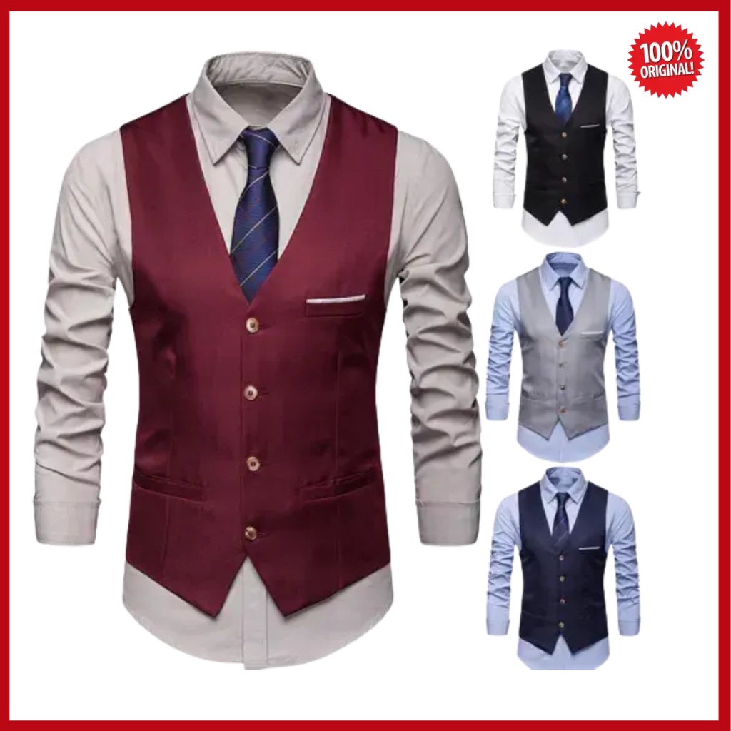 VEST FORMAL ROMPI JAS PRIA DALAMAN JAS PRIA ROMPI JAS