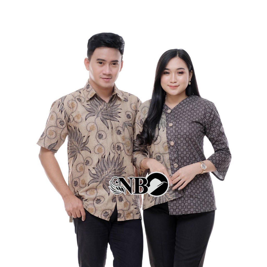 Batik Couple Modern Baju Batik Wanita Modern Atasan Batik Kerja Wanita M L XL XXL Seragam Batik Kantor Batik Alina