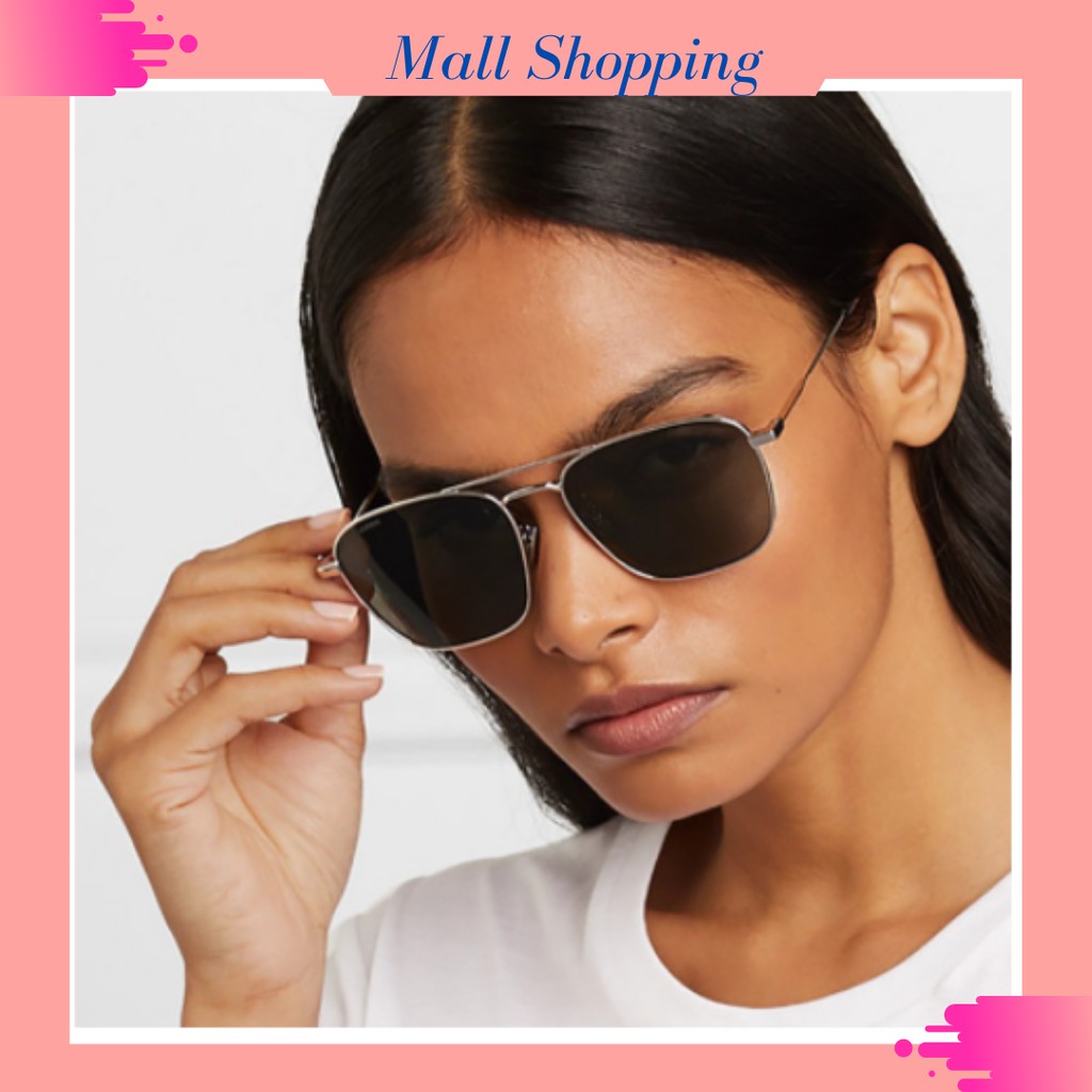 (COD) Kacamata Fashion Premium Kacamata Kotak Metal Anti UV Sunglasses MALLSHOPPING