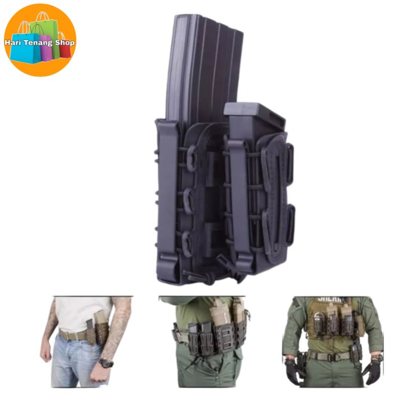 Holster magazine scorpio besar/holster magazine m4/holster magazine pinggang