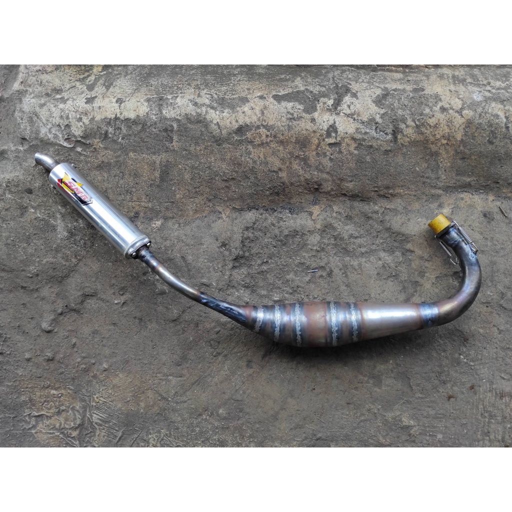 Knalpot Underbone Roadrace Satria 2tak SMR Plat Karat