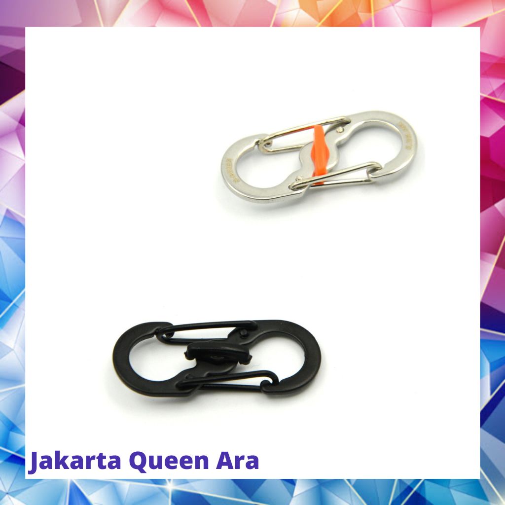 S-Biner Carabiner Pengait Metal Spring Hook - S121