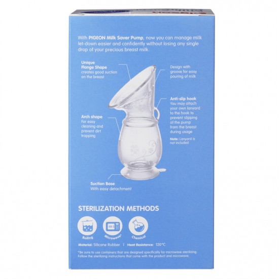 Pigeon Milk Saver Pump  Silicone 110ml