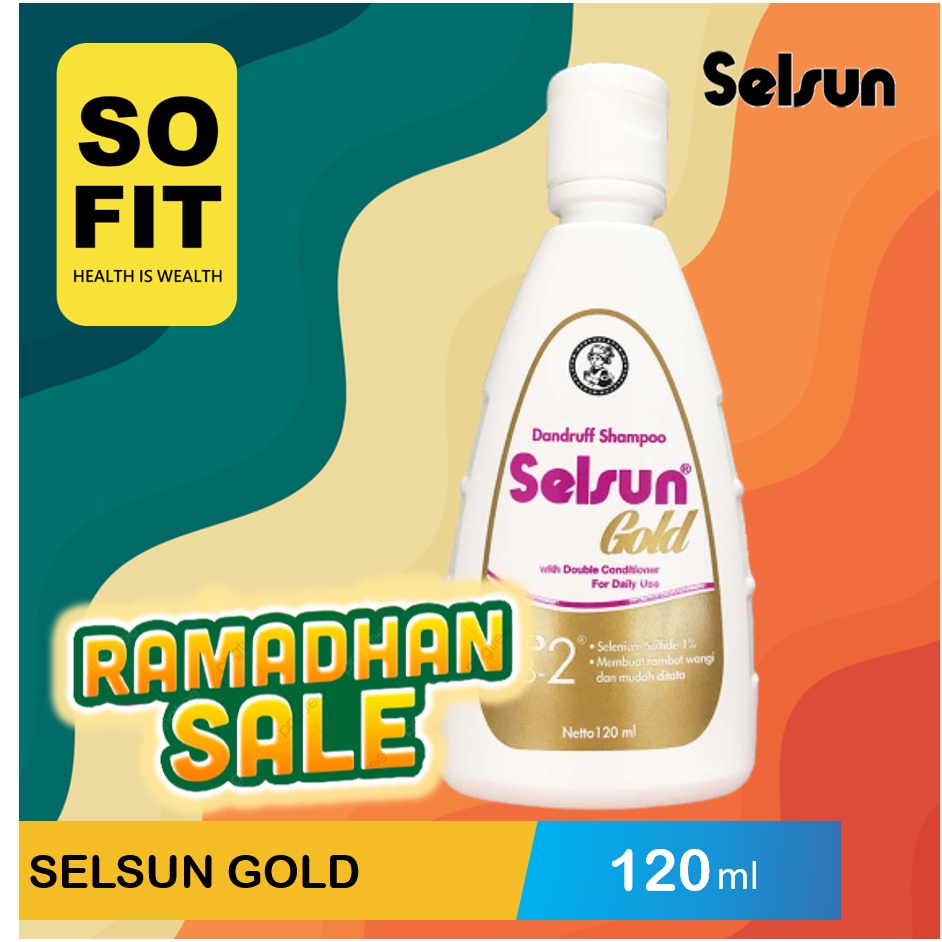 Selsun GOLD Shampoo 120ml / Selsun Shampoo / Selsun Shampo