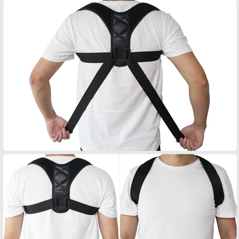 Postur Sabuk Terapi Penyangga Punggung penegak punggung pelurus punggung Magnetik Anti Bungkuk Posture Back Support Brace