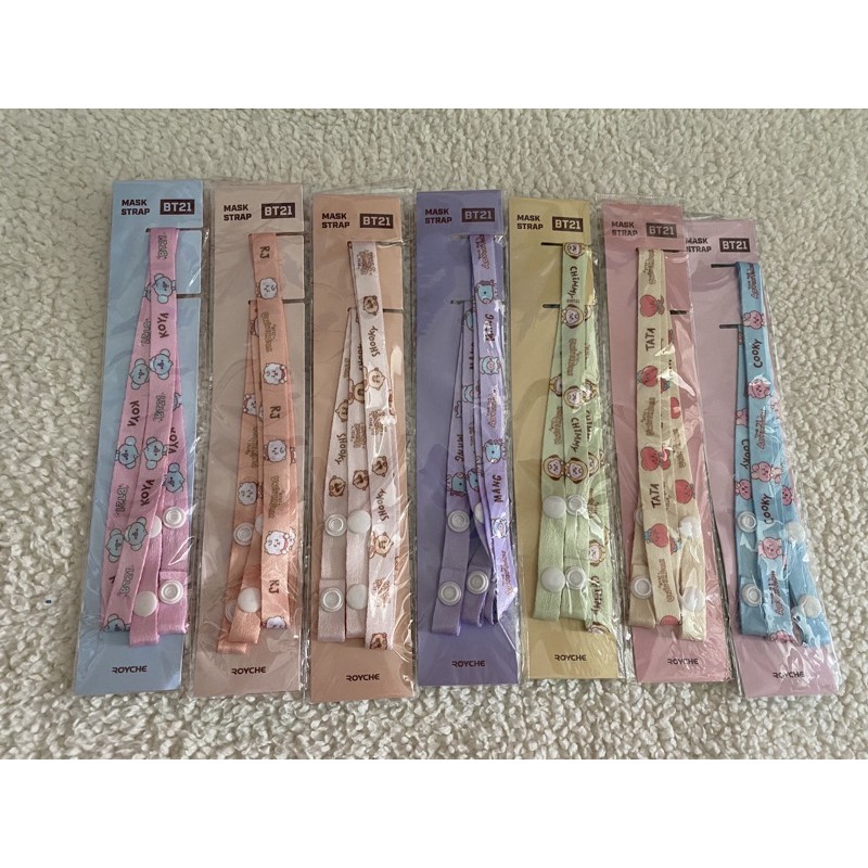 BT21 line friend strap mask (tali masker) official