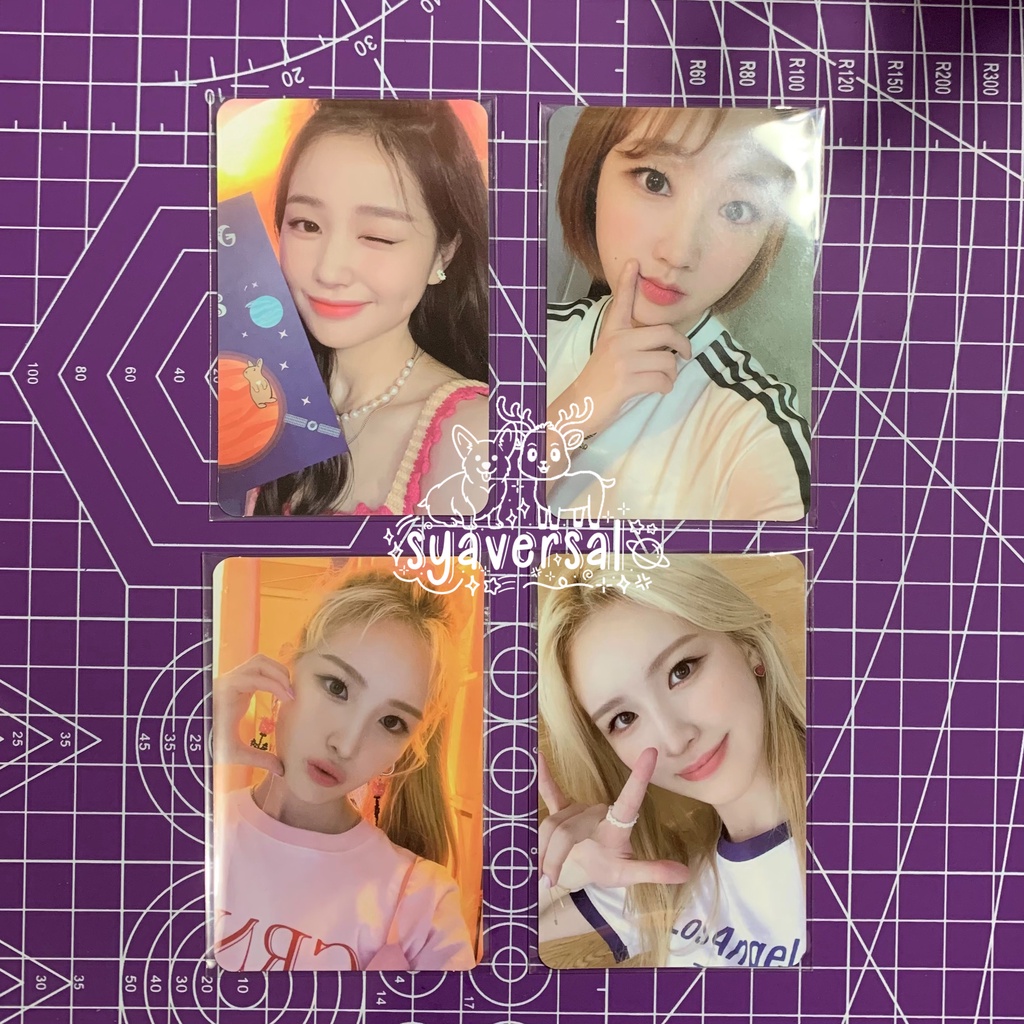 PHOTOCARD WEEEKLY JIHAN JAEHEE JIYOON HOLIDAY PARTY ALBUM PC